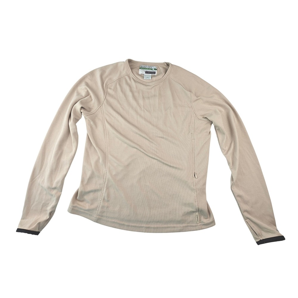 ExOfficio Buzz Off Insect Shield Shirt Womens Small Sand Beige Y2K E4IX-SAND